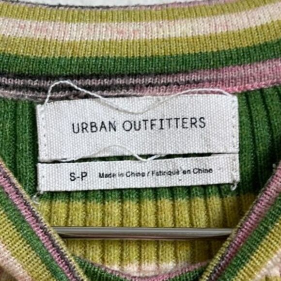 Urban Outfitters Tommy Stripe Maglia Crop Top Size SMALL - Picture 4 of 5